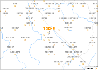 map of Tô Khê
