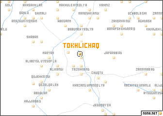 map of Tokhlīchāq