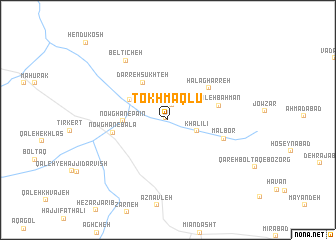 map of Tokhmāqlū