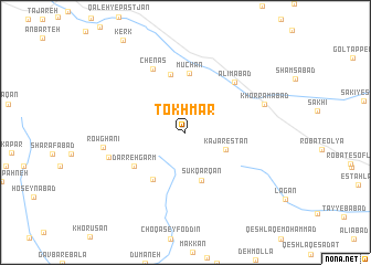 map of Tokhmār