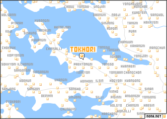 map of Tŏkho-ri