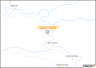 map of Tokhtamay