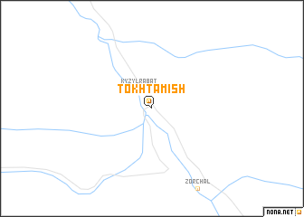 map of Tokhtamish