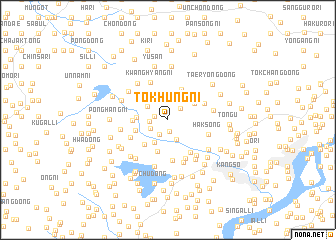 map of Tŏkhŭng-ni