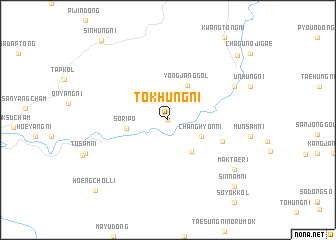 map of Tŏkhŭng-ni