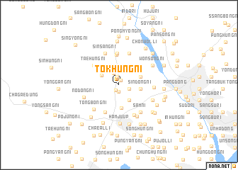 map of Tŏkhŭng-ni