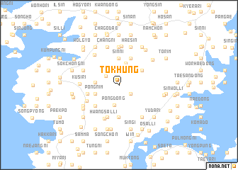 map of Tŏkhŭng