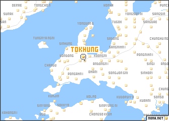 map of Tŏkhŭng