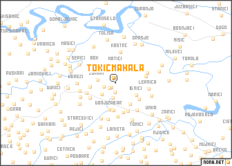 map of Tokić Mahala