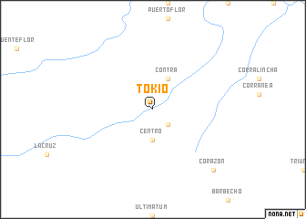 map of Tokio