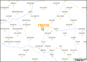 map of Tokité