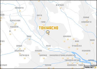 map of Tokiwachō