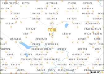 map of Toki