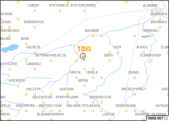 map of Toki