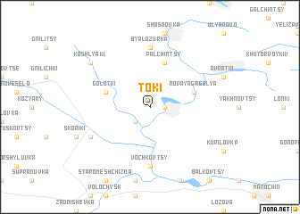 map of Toki