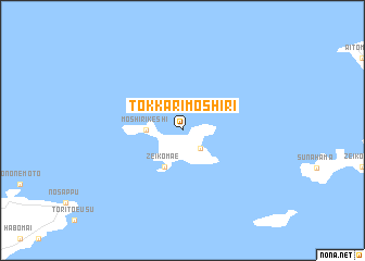 map of Tokkarimoshiri