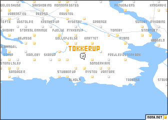 map of Tokkerup