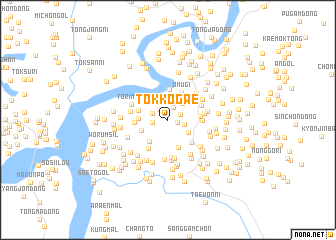 map of Tŏkkogae