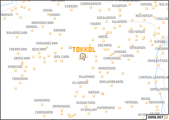 map of T\