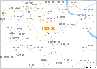 map of T\