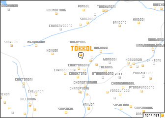 map of T\