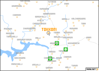 map of Tŏkkŏ-ri