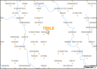 map of Tokle