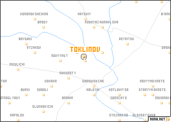 map of Toklinov