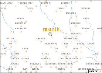 map of Toklolo