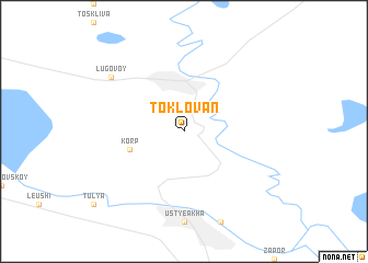 map of Toklovan