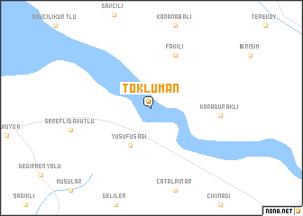 map of Tokluman