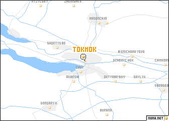 map of Tokmok