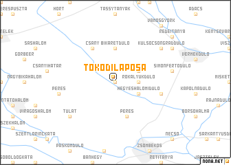 map of Tokodilaposa