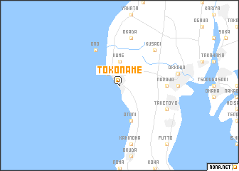 map of Tokoname