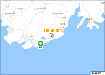 map of Tokonami