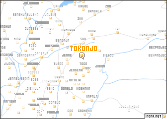 map of Tokonjo