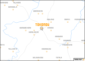 map of Tokonou
