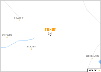 map of Tokop