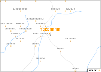 map of Tokormain