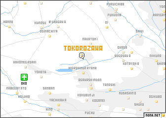 map of Tokorozawa