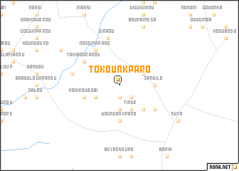 map of Tokounkparo