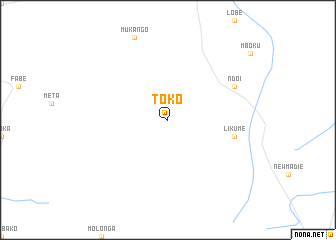 map of Toko