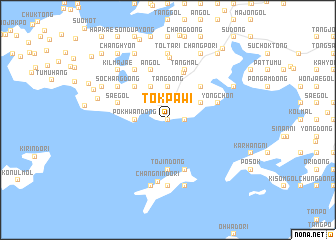 map of Tŏkpawi