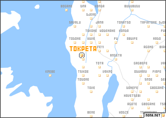 map of Tokpeta