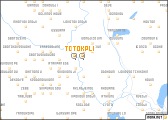 map of Tokpli