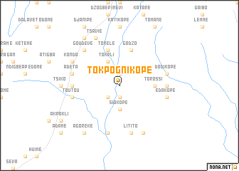 map of Tokpognikopé