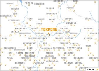 map of Tŏkpong