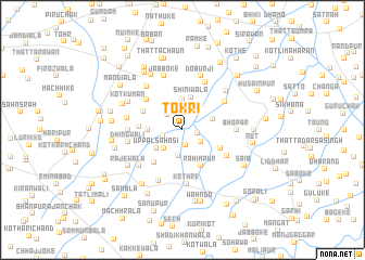 map of Tokri