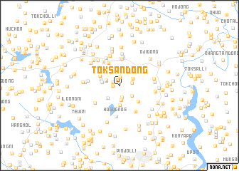 map of Toksan-dong