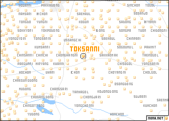 map of Toksan-ni